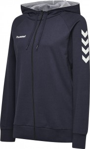 BLUZA DAMSKA HMLGO COTTON ZIP HOODIE WOMAN
