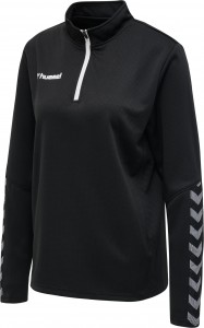 BLUZA DAMSKA hmlAUTHENTIC HALF ZIP SWEATSHIRT WOMAN