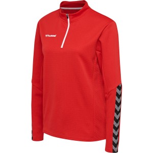 BLUZA DAMSKA hmlAUTHENTIC HALF ZIP SWEATSHIRT WOMAN