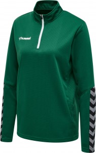BLUZA DAMSKA hmlAUTHENTIC HALF ZIP SWEATSHIRT WOMAN