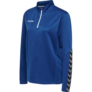 BLUZA DAMSKA hmlAUTHENTIC HALF ZIP SWEATSHIRT WOMAN