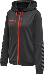 BLUZA DAMSKA hmlAUTHENTIC POLY ZIP HOODIE WOMAN