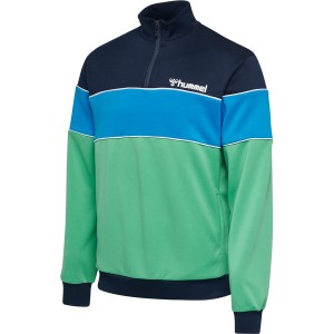 BLUZA MĘSKA hmlLIAM HALF ZIP SWEATSHIRT