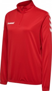 BLUZA DAMSKA CORE POLY HALF ZIP SWEATSHIRT WOMAN